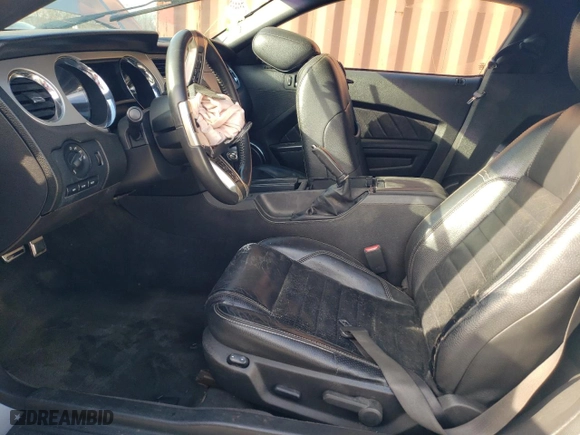 2010 Ford Mustang V6 with VIN 1ZVBP8AN2A5177132, listed as a Copart auction lot 42775145 with 156,373 mi miles and Salvage Title. Bid and sale history available at carsss.com. Image 7.