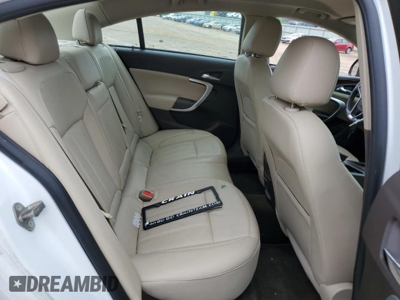 2014 Buick Regal Premium I with VIN 2G4GN5EX6E9256154, listed as a Copart auction lot 59495135 with 109,078 mi miles and Salvage title. Bid and sale history available at DreamBid. Image 10.