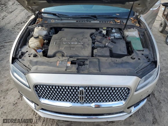 2017 Lincoln Continental Select with VIN 1LN6L9SK7H5636493, listed as a Copart auction lot 46155885 with 88,921 mi miles and Salvage Title. Bid and sale history available at carsss.com. Image 11.