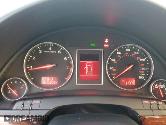 2005 Audi A4 3.0L z VIN WAULT68EX5A067730, wystawiony jako Copart lot #84217394 z przebiegiem 137 270 mil mil oraz Szkoda całkowita • Salvage title. Historia ofert i sprzedaży dostępna na DreamBid. Obrazek 9.