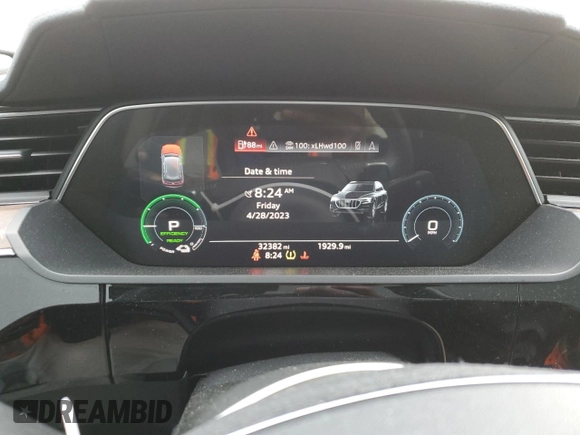 2019 Audi e-tron Premium Plus with VIN WA1LAAGE5KB009439, listed as a Copart auction lot 50514093 with 32,382 mi miles. Bid and sale history available at carsss.com. Image 9.