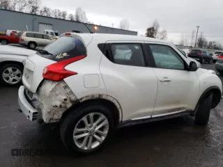 2013 Nissan Juke SV with VIN JN8AF5MV5DT214951, listed as a Copart auction lot 81961874 with 113,270 mi miles and Salvage Title. Bid and sale history available at carsss.com. Image 3.