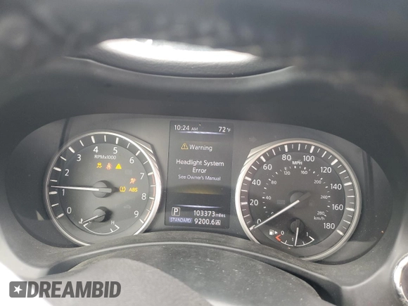 2018 Infiniti Q50 Luxe with VIN JN1EV7AP3JM357617, listed as a Copart auction lot 54531715 with 103,373 mi miles and Salvage title. Bid and sale history available at DreamBid. Image 9.
