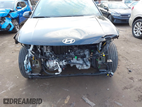 2024 Hyundai Kona SEL with VIN KM8HBCAB8RU163379, listed as a IAAI auction lot 41616257 with 7,449 mi miles and . Bid and sale history available at DreamBid. Image 6.