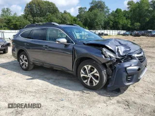 2022 Subaru Outback Touring with VIN 4S4BTAPC7N3230609, listed as a Copart auction lot 64469905 with 22,007 mi miles and Salvage title. Bid and sale history available at DreamBid. Image 4.