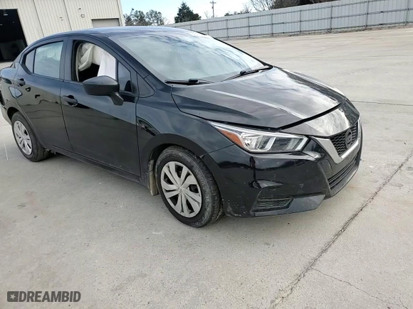 2020 Nissan Versa S with VIN 3N1CN8DVXLL864180, listed as a Copart auction lot 86375554 with 93,184 mi miles and Salvage Title. Bid and sale history available at carsss.com. Image 10.