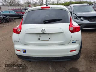 2012 Nissan Juke SL with VIN JN8AF5MV4CT113477, listed as a IAAI auction lot 41932564 with 126,536 mi miles. Bid and sale history available at carsss.com. Image 16.