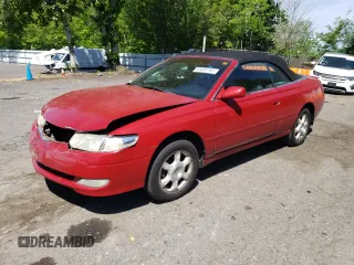 2002 Toyota Solara SE with VIN 2T1FF28P52C584586, listed as a Copart auction lot 55854165 with 148,764 mi miles and Salvage title. Bid and sale history available at DreamBid. Image 1.