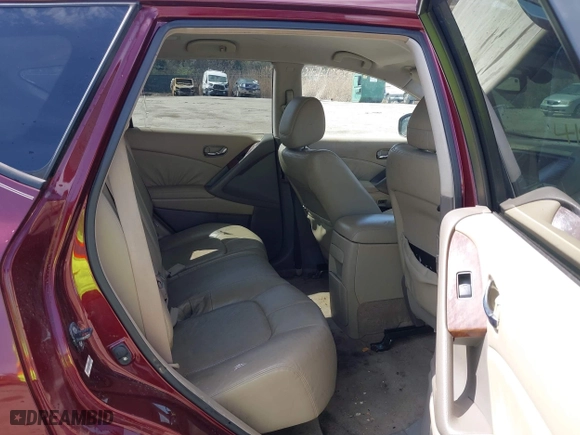 2009 Nissan Murano SL with VIN JN8AZ18W29W110796, listed as a IAAI auction lot 41925677 with 203,752 mi miles. Bid and sale history available at carsss.com. Image 8.
