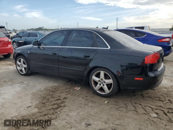 2005 Audi A4 2.0T with VIN WAUAF78E95A560383, listed as a Copart auction lot 79523854 with 180,896 mi miles and Salvage Title. Bid and sale history available at carsss.com. Image 2.