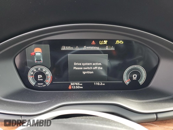 2022 Audi Q5 S line Prestige with VIN WA1FAAFY5N2005758, listed as a Copart auction lot 44140635 with 30,765 mi miles and Salvage title. Bid and sale history available at DreamBid. Image 9.