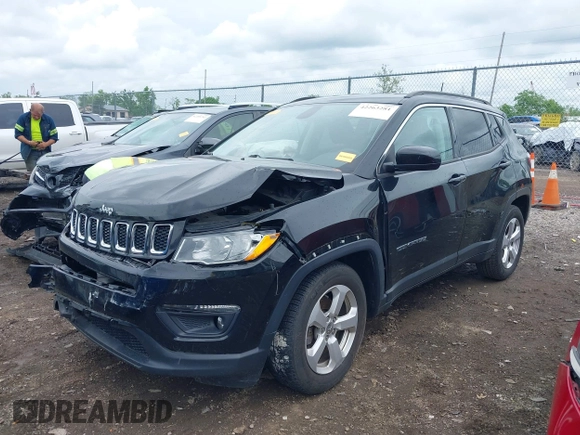 2017 Jeep Compass Latitude with VIN 3C4NJCBB3HT653021, listed as a IAAI auction lot 42263281 with 91,076 mi miles and . Bid and sale history available at DreamBid. Image 17.