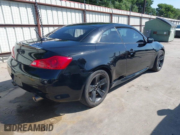 2009 Infiniti G37 with VIN JNKCV66E59M721214, listed as a IAAI auction lot 41999807 with 135,861 mi miles and . Bid and sale history available at DreamBid. Image 4.
