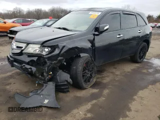 2009 Acura MDX Sport/Entertainment Pkg with VIN 2HNYD28849H505989, listed as a Copart auction lot 46950375 with 141,864 mi miles and Salvage Title. Bid and sale history available at carsss.com. Image 1.
