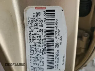 2002 Lexus LS 430 z VIN JTHBN30F320090312, wystawiony jako Copart lot #57827825 z przebiegiem Nie podano mil oraz Czysty tytuł • Clean title. Historia ofert i sprzedaży dostępna na DreamBid. Obrazek 12.