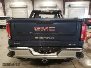 2019 GMC Sierra 1500 SLT with VIN 3GTU9DED9KG198098, listed as a Copart auction lot 45644995 with 0 mi miles and Salvage Title. Bid and sale history available at carsss.com. Image 6.
