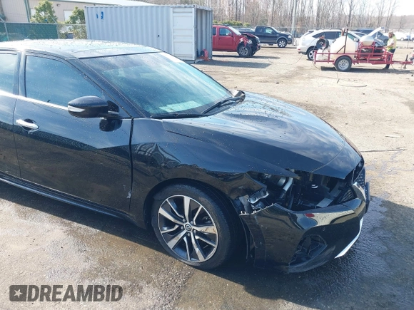 2019 Nissan Maxima SV with VIN 1N4AA6AV8KC371882, listed as a IAAI auction lot 41779671 with 107,296 mi miles and . Bid and sale history available at DreamBid. Image 6.