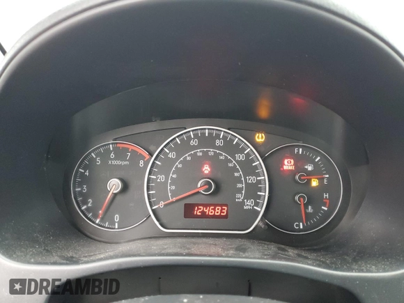 2008 Suzuki SX4 with VIN JS2YB413185110475, listed as a Copart auction lot 81915224 with 124,683 mi miles and Salvage Title. Bid and sale history available at carsss.com. Image 9.