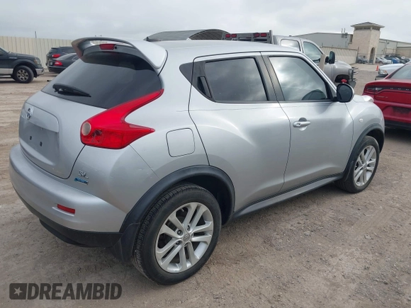2013 Nissan Juke S with VIN JN8AF5MR1DT207448, listed as a IAAI auction lot 42702355 with 144,397 mi miles and . Bid and sale history available at DreamBid. Image 4.