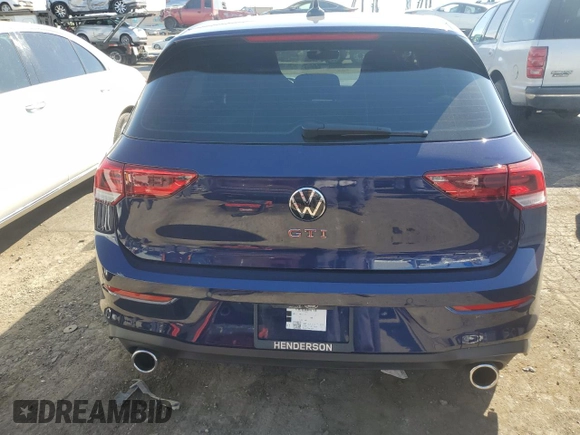2022 Volkswagen Golf GTI SE with VIN WVW487CD0NW190243, listed as a Copart auction lot 75767504 with 15,498 mi miles and Salvage Title. Bid and sale history available at carsss.com. Image 6.