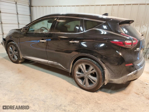 2020 Nissan Murano Platinum with VIN 5N1AZ2DS7LN114680, listed as a Copart auction lot 42124205 with 91,975 mi miles and Salvage Title. Bid and sale history available at carsss.com. Image 2.