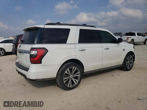 2020 Ford Expedition King Ranch with VIN 1FMJU1PT7LEA07965, listed as a Copart auction lot 70700392 with 56,565 mi miles. Bid and sale history available at carsss.com. Image 3.
