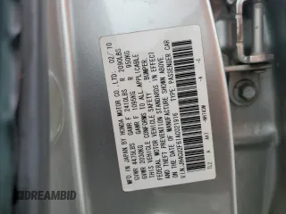 2010 Acura TSX z VIN JH4CU2F61AC021916, wystawiony jako Copart lot #58171915 z przebiegiem 208 016 mil mil oraz Szkoda całkowita • Salvage title. Historia ofert i sprzedaży dostępna na DreamBid. Obrazek 13.