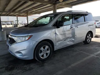 2016 Nissan Quest SV z VIN JN8AE2KP9G9153157, wystawiony jako Copart lot #52781125 z przebiegiem 131 276 mil mil oraz Szkoda całkowita • Salvage title. Historia ofert i sprzedaży dostępna na DreamBid. Obrazek 1.