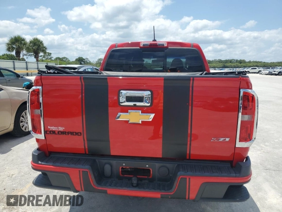 2017 Chevrolet Colorado 2WD LT with VIN 1GCGSCEA7H1218454, listed as a Copart auction lot 45153725 with 108,873 mi miles and Salvage title. Bid and sale history available at DreamBid. Image 6.
