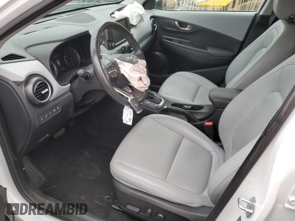 2021 Hyundai Kona Ultimate with VIN KM8K53A54MU657397, listed as a Copart auction lot 69861792 with 23,127 mi miles. Bid and sale history available at carsss.com. Image 7.