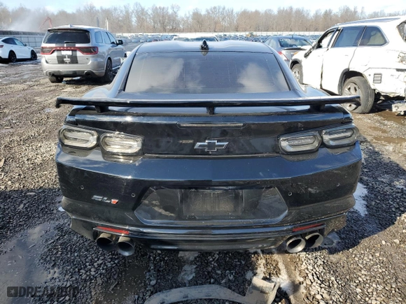 2022 Chevrolet Camaro ZL1 with VIN 1G1FK1R67N0105667, listed as a Copart auction lot 44004045 with 0 mi miles and Salvage Title. Bid and sale history available at carsss.com. Image 6.