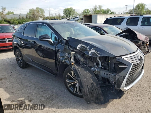 2017 Lexus RX with VIN 2T2BZMCA3HC127316, listed as a Copart auction lot 49983374 with 0 mi miles and Salvage Title. Bid and sale history available at carsss.com. Image 4.