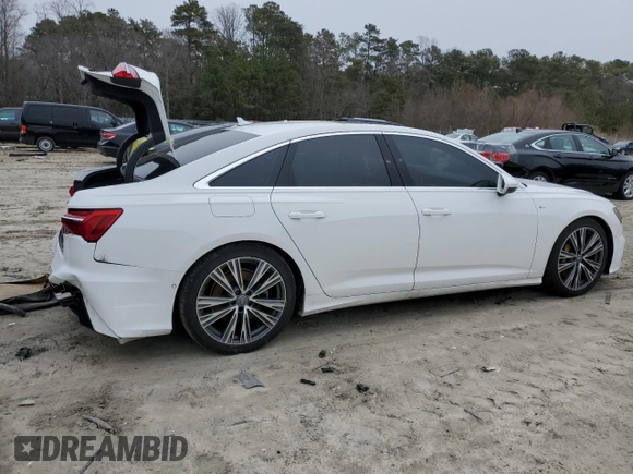 2019 Audi A6 Premium Plus with VIN WAUL2AF22KN098957, listed as a Copart auction lot 45488805 with 90,444 mi miles and Salvage Title. Bid and sale history available at carsss.com. Image 3.