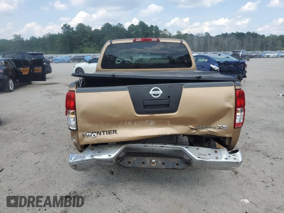 2005 Nissan Frontier SE with VIN 1N6AD07U05C438697, listed as a Copart auction lot 67303004 with Not provided miles and Salvage title. Bid and sale history available at DreamBid. Image 6.
