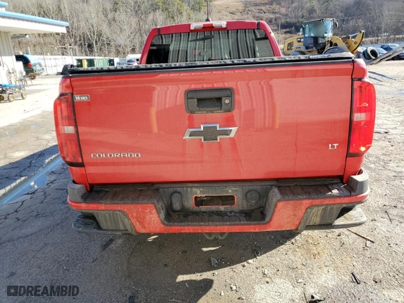 2017 Chevrolet Colorado 4WD LT with VIN 1GCHTCEA7H1238317, listed as a Copart auction lot 46665895 with 35,951 mi miles and Salvage Title. Bid and sale history available at carsss.com. Image 6.