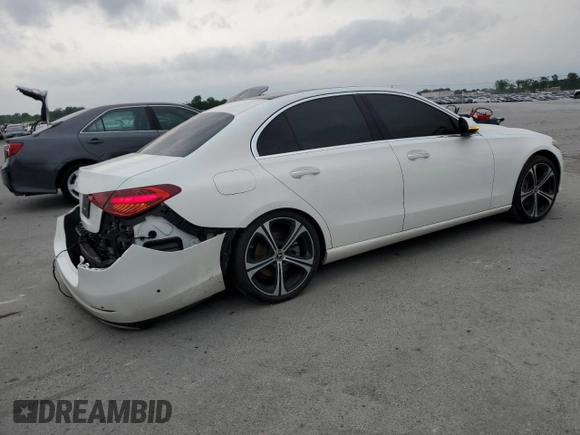 2022 Mercedes-Benz C 300 z VIN W1KAF4GB8NR053068, wystawiony jako Copart lot #57099215 z przebiegiem 32 308 mil mil oraz Szkoda całkowita • Salvage title. Historia ofert i sprzedaży dostępna na DreamBid. Obrazek 3.