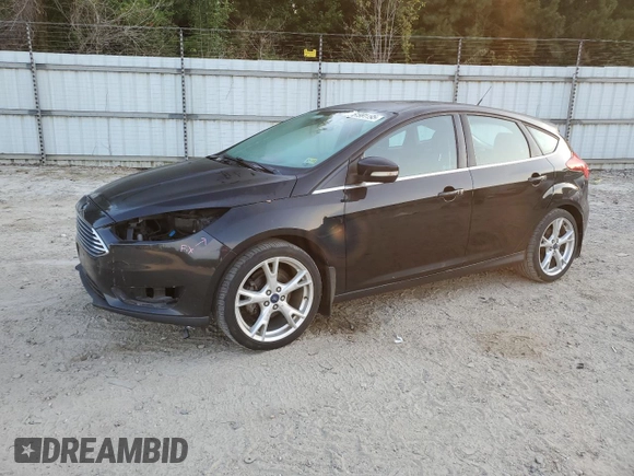 2015 Ford Focus Titanium with VIN 1FADP3N23FL346078, listed as a Copart auction lot 61991195 with 188,014 mi miles and Salvage title. Bid and sale history available at DreamBid. Image 1.