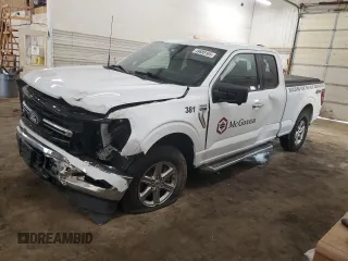 2024 Ford F-150 with VIN 1FTFX3L52RKD39682, listed as a Copart auction lot 49688185 with 33,176 mi miles and Salvage title. Bid and sale history available at DreamBid. Image 1.