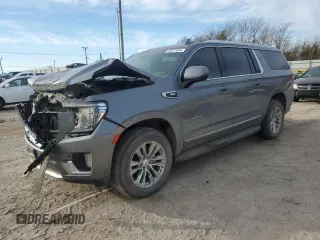 2021 GMC Yukon XL SLT with VIN 1GKS1GKD6MR408992, listed as a Copart auction lot 85475094 with 74,279 mi miles and Salvage Title. Bid and sale history available at carsss.com. Image 1.