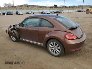2017 Volkswagen Beetle 1.8T Fleet with VIN 3VWF17AT3HM622848, listed as a Copart auction lot 48055285 with 11,428 mi miles and Salvage Title. Bid and sale history available at carsss.com. Image 2.