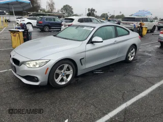 2015 BMW 4 Series 428i with VIN WBA3N7C55FK225457, listed as a Copart auction lot 43988995 with 75,879 mi miles and Salvage Title. Bid and sale history available at carsss.com. Image 1.