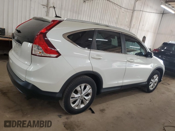 2014 Honda CR-V EX-L with VIN 5J6RM3H77EL033401, listed as a Copart auction lot 55260205 with 82,717 mi miles and Salvage Title. Bid and sale history available at carsss.com. Image 3.