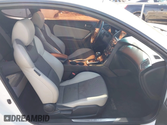 2013 Hyundai Genesis Coupe R-Spec with VIN KMHHT6KD2DU106506, listed as a IAAI auction lot 41611021 with 126,926 mi miles and . Bid and sale history available at DreamBid. Image 5.