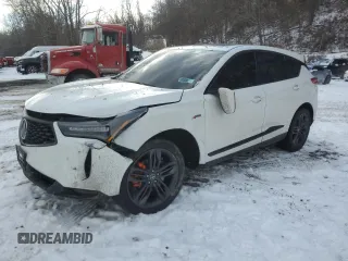 2022 Acura RDX w/A-Spec Package with VIN 5J8TC2H69NL008520, listed as a Copart auction lot 86418114 with 50,126 mi miles and Salvage Title. Bid and sale history available at carsss.com. Image 1.