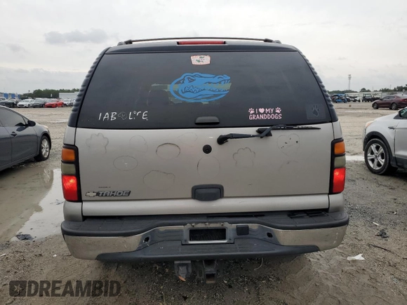 2006 Chevrolet Tahoe LS with VIN 1GNEC13V76R161256, listed as a Copart auction lot 75039474 with 0 mi miles and Salvage Title. Bid and sale history available at carsss.com. Image 6.