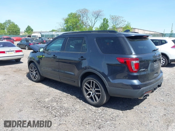 2017 Ford Explorer Sport with VIN 1FM5K8GT4HGC08430, listed as a IAAI auction lot 42140269 with 43,485 mi miles and . Bid and sale history available at carsss.com. Image 3.