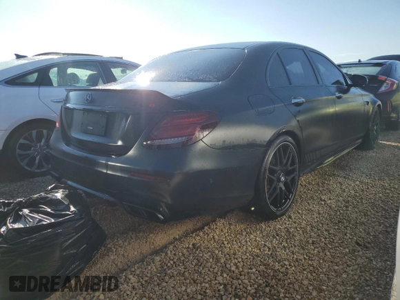 2018 Mercedes-Benz E-Class AMG E 63 S with VIN WDDZF8KB2JA229168, listed as a Copart auction lot 73522994 with 59,988 mi miles and Non Repairable. Bid and sale history available at carsss.com. Image 3.