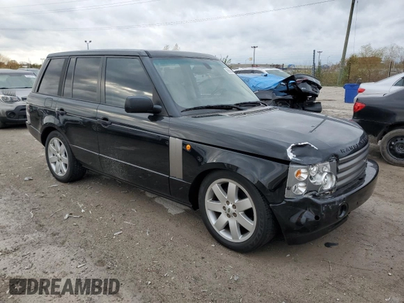 2004 Land Rover Range Rover with VIN SALMF11454A168233, listed as a Copart auction lot 79069844 with 206,762 mi miles and Salvage title. Bid and sale history available at DreamBid. Image 4.