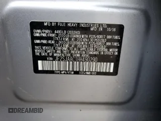 2017 Subaru Forester with VIN JF2SJAAC1HH490290, listed as a Copart auction lot 54405215 with 80,391 mi miles and Salvage title. Bid and sale history available at DreamBid. Image 13.