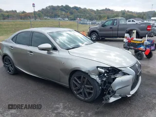 2015 Lexus IS 250 with VIN JTHBF1D29F5050317, listed as a IAAI auction lot 40681786 with 173,799 mi miles. Bid and sale history available at carsss.com. Image 1.